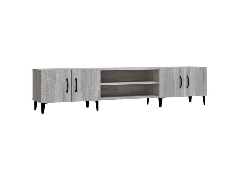  Meuble tv - banc tv - meuble de rangement sonoma gris 180x31,5x40 cm bois d'ingénierie  - Conforama A