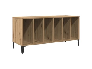 Armoire à disques chêne artisanal 100x38x48cm bois d'ingénierie shl9248