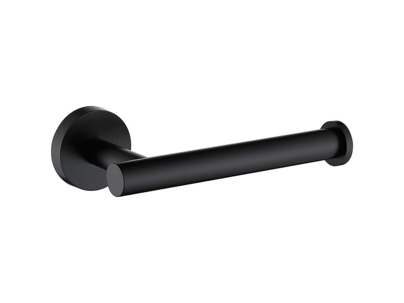  Porte-papier toilett en acier inoxydable 304 fixation murale porte rouleau papier toilette pour salle de bain accessoire de toilette en noir  - Conforama A