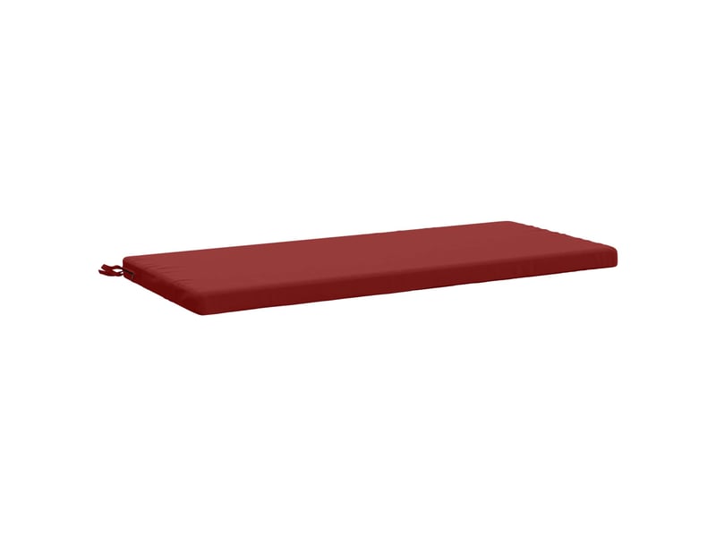  Lot de 2 coussins de banc, coussins d'assise soest 100 % polyester bordeaux cf57179  - Conforama D