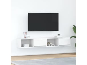Meuble tv coloris blanc  <strong></strong>  <strong></strong>