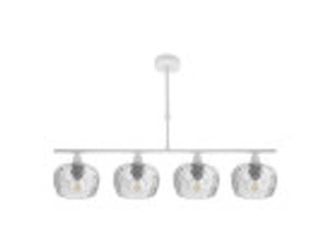 Fabrilamp estela, lampe, moderne, 4 x e14, blanc, 45-57 x 75 x 13 cm