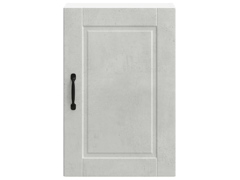  Meuble de rangement, armoire murale de cuisine porto gris béton bois d'ingénierie shl3818  - Conforama E
