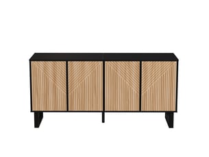 Buffet 4 porte(s) DZMDIP - 160 cm coloris noir