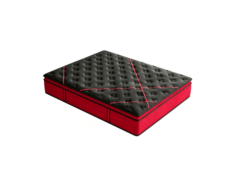  Matelas 90x190, matelas à ressorts ensachés, 30cm épaisseur, isolation des mouvements, mousse de confort double, soutien sur 7 zones, h3h4 ferme, hybride  - Conforama A