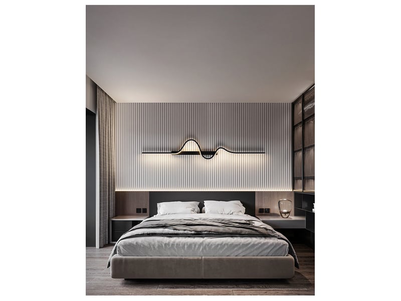  Applique murale intérieure led,lampe murale,lampe de chevet dans la chambre  60cm  - Conforama E