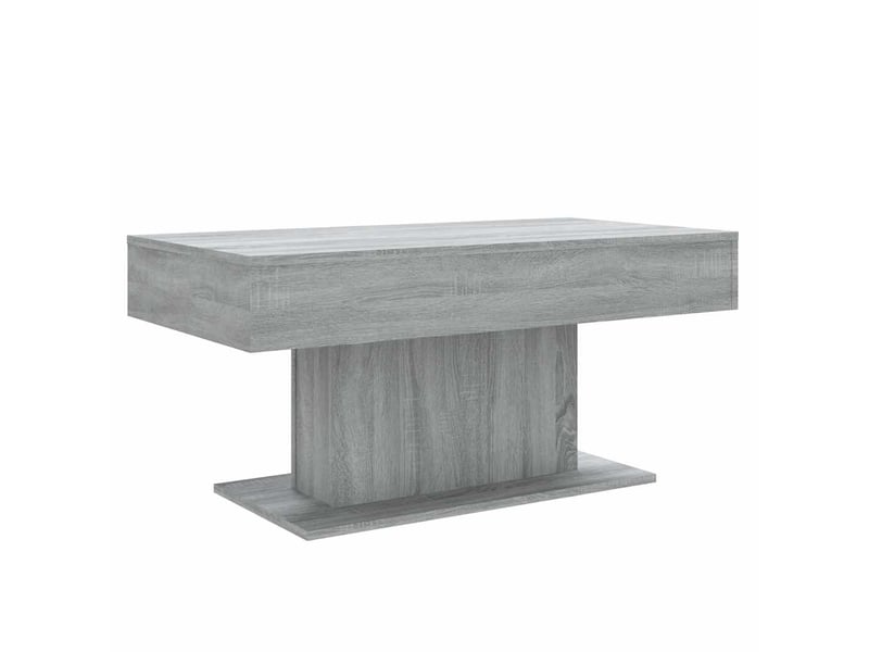  Table basse - table de salon - table à thé sonoma gris 96x50x45 cm bois d'ingénierie  - Conforama A