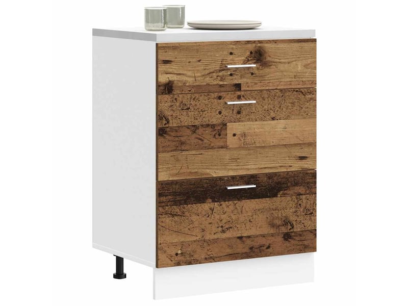  Meuble de rangement, meuble bas de cuisine lyon bois d'ingénierie ancien  - Conforama B