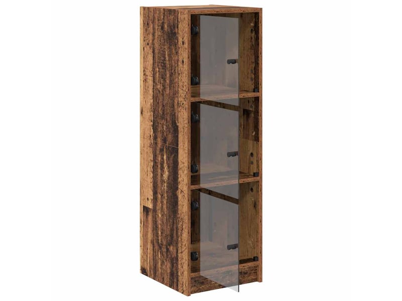  Buffet - haut armoire bois ancien 35 x 37 x 109 cm bois d'ingénierie  - Conforama E