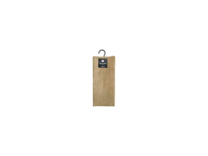  Duo de sets de table en jute naturel 33x45 cm  - Conforama B