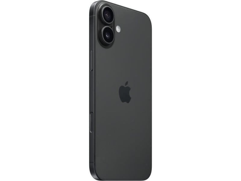  Smartphone iphone 16 plus 128 go noir ecran dynamic island double capteur photo arriere  - Conforama B