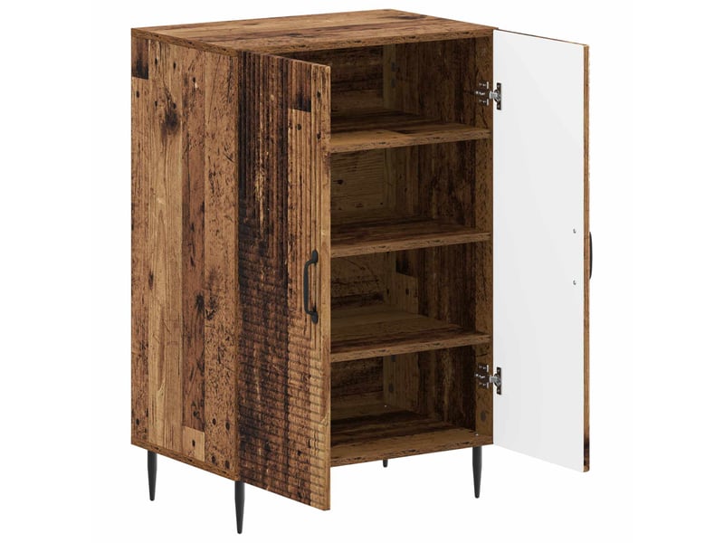  Meuble à chaussures, armoire à chaussures haarlem 59,5x39,5x89,5 cm bois ancien  - Conforama C