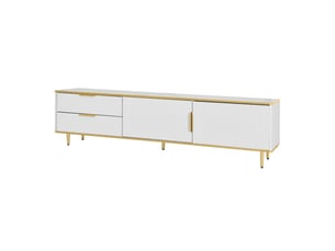 Meuble tv coloris blanc 170 cm BEAOK  