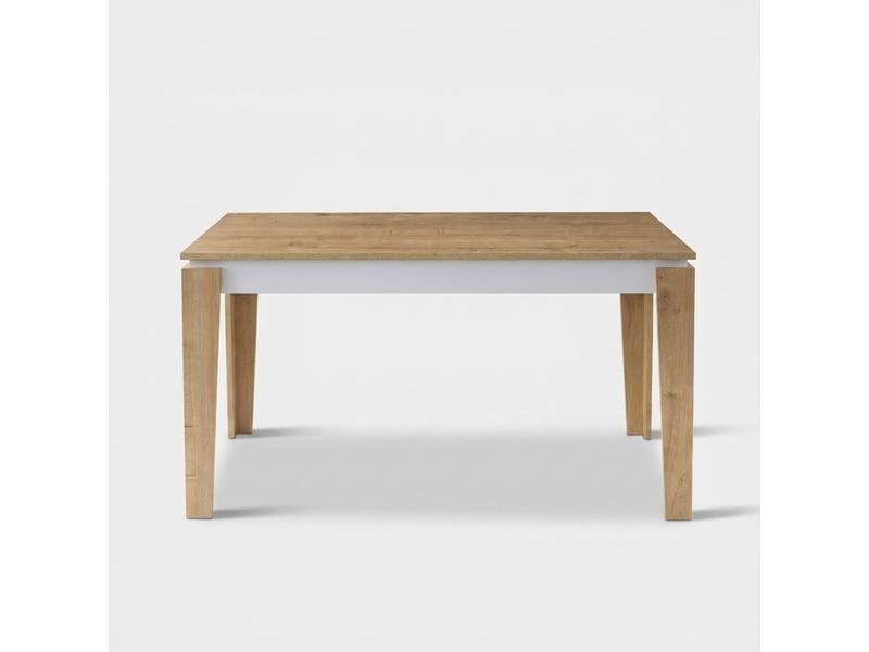  Table de salle à manger rectangulaire moderne 140x80 cm asos  - Conforama A