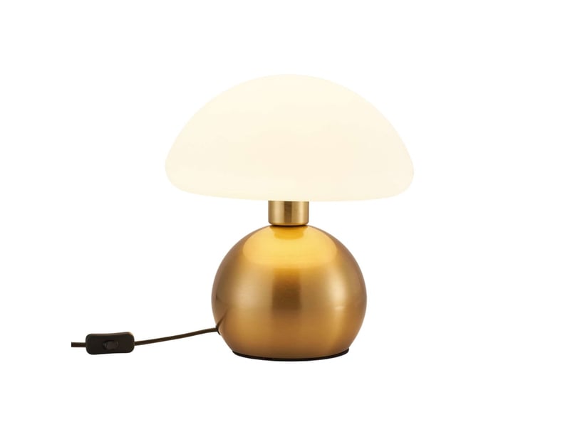  Petite lampe à poser champignon dorée tactile - leonie Leonie - Conforama A