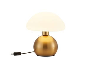 Petite lampe à poser champignon dorée tactile - leonie
