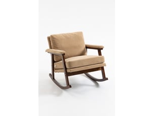 Fauteuil fixe  <strong></strong> Velours marron