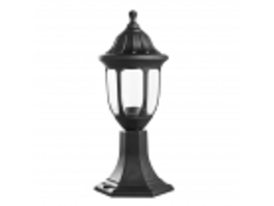Lanterne de muret extérieur fabrilamp angélica noir, 1 x e27, ip44, 42,7 x 16,6 x 16,6 cm