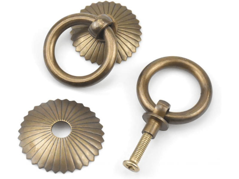  Tirant de meuble vintage, tirant à anneau pour tiroir, tirants anciens, bouton pour armoire de cuisine, porte d'armoire ou coiffeuse.  - Conforama E