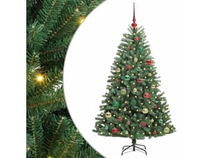 Sapin de noël artificiel, arbre de noël à branches articulées vert 150 cm shl5965