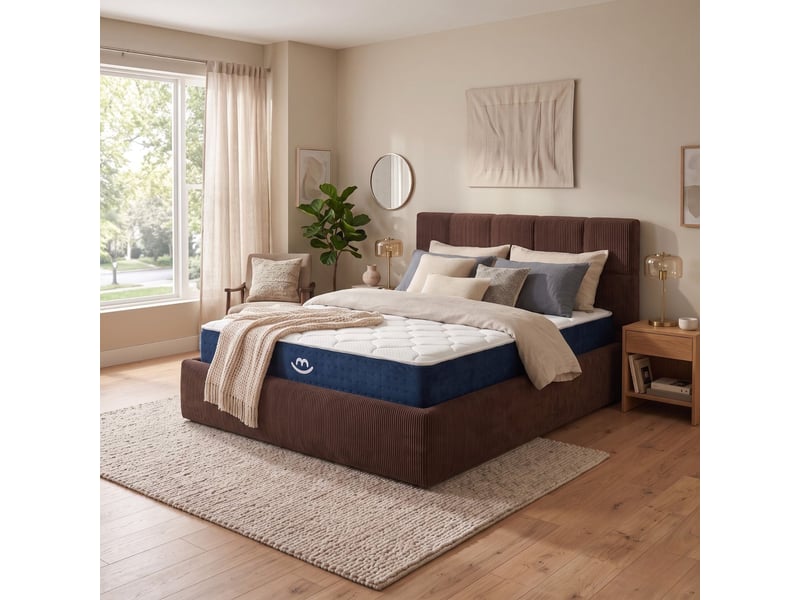  Matelas mousse mia - 140x200x20cm - mousse avec ressorts ensachés - mi-ferme Mia - Conforama B