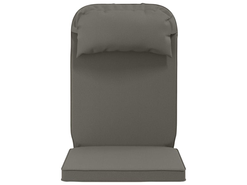  Coussin de transat ensoleillé, coussin pour bain de soleil 100 % polyester gris cf55995  - Conforama D