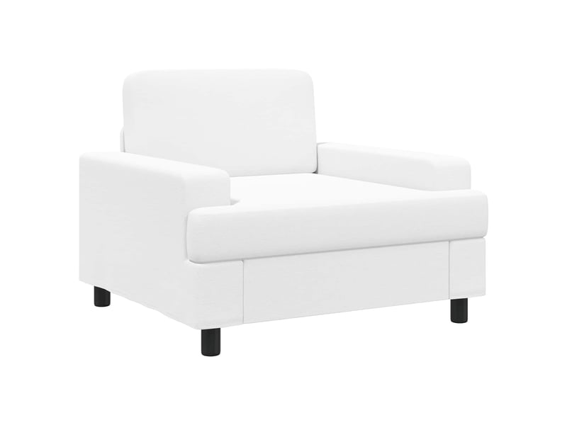  Vidaxl fauteuil blanc tissu  - Conforama A