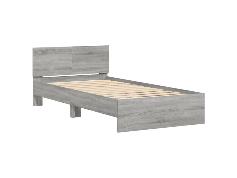  Lit simple- lit adulte -  cadre de lit sans matelas avec tête de lit 100x200 cm  - Conforama B