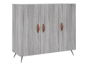 Buffet - bahut - meuble de rangement sonoma gris 90x34x80 cm bois d'ingénierie