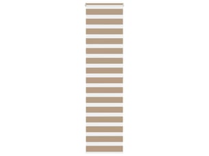 Store zèbre, store de fenêtre marron sable largeur du tissu 60,9 cm polyester cf48821