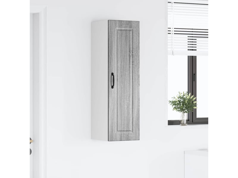  Meuble mural de cuisine, armoire de cuisine gris sonoma 30x31x100cm  - Conforama D