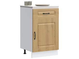 Meuble de rangement, armoire de cuisine kalmar chêne artisanal bois d'ingénierie shl6176