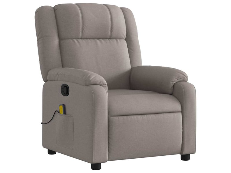 Fauteuil de massage - fauteuil relax inclinable taupe tissu - Conforama C