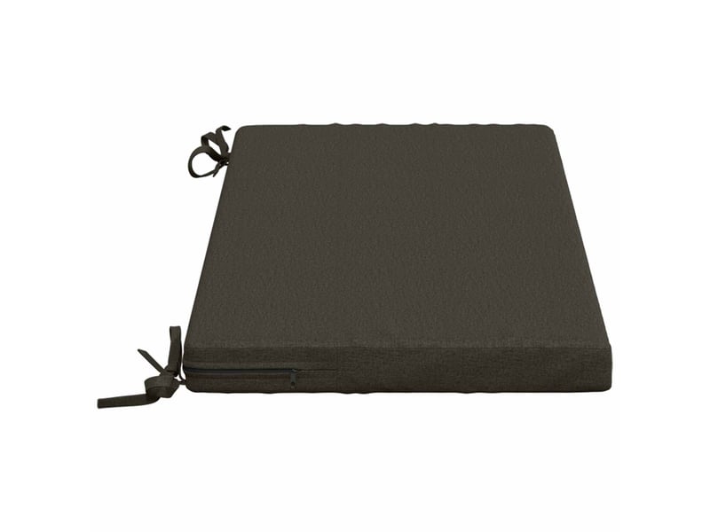  Coussin de banc, coussin d'assise, coussin de canapé soest 100 % polyester anthracite 80 x 40 x 5 cm cf52989  - Conforama D