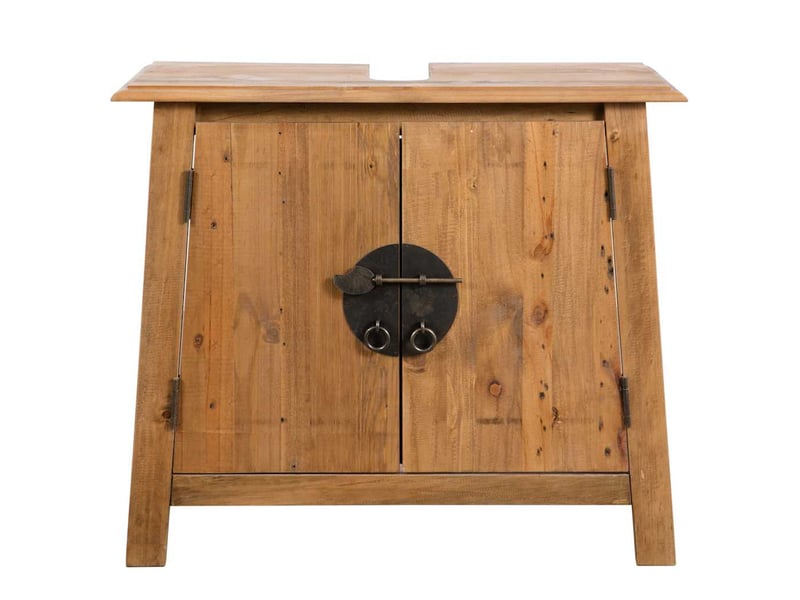  Mobilier de salle de bain bois de pin massif cf65490  - Conforama D
