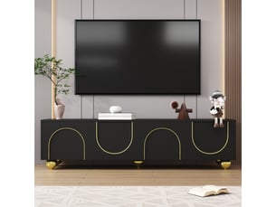 Meuble tv coloris noir OOIILLEE