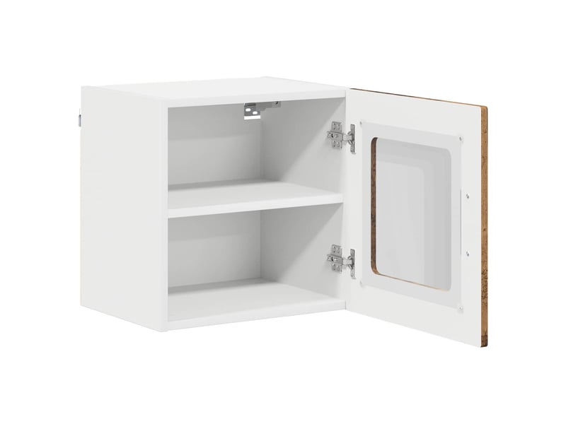  Meuble mural de cuisine | armoire de cuisine bois ancien 40x31x40cm shl4678  - Conforama E