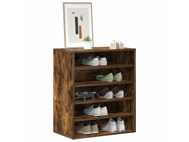  Meuble à chaussures, armoire à chaussures 60x35x70 cm chêne fumé shl8698  - Conforama D