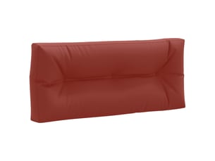 Coussin de dossier de palette, coussin de dos vianen 100 % polyester rouge cf55170