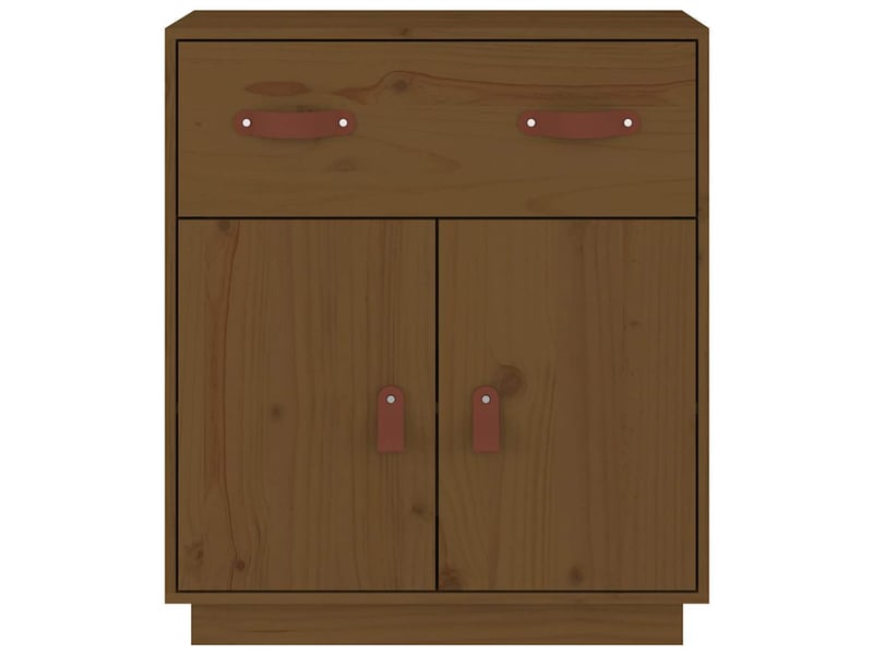  Buffet - bahut - meuble de rangement marron miel 65,5x40x75 cm bois massif de pin  - Conforama C