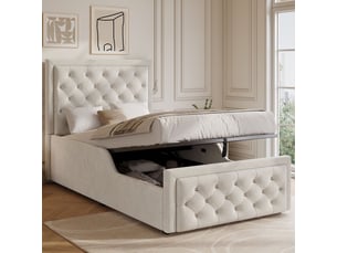 Lit coffre 90x200 cm SOGEU   coloris bicolore