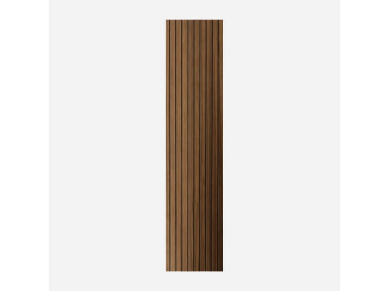 Panneau mural pvc effet bois 10 pcs 120x30 cm - noyer  - Conforama A