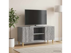 Meuble tv coloris gris 102 cm <strong></strong>  <strong></strong>