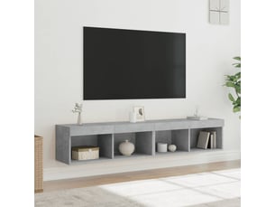 Meuble tv coloris gris 80 cm <strong></strong> <strong></strong>