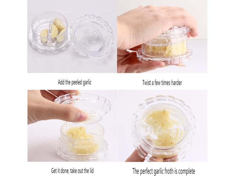  Presse-ail plastique rouleau éplucheur d'ail ail peeler crusher cuisine gingembre ail crusher multifonctions appareil d'ail cadeaux pour parents, ami  - Conforama D