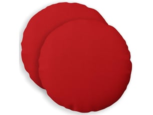 Lot de 2 coussins avec oreiller, coussins décoratifs heerlen rouge tissu cf50317
