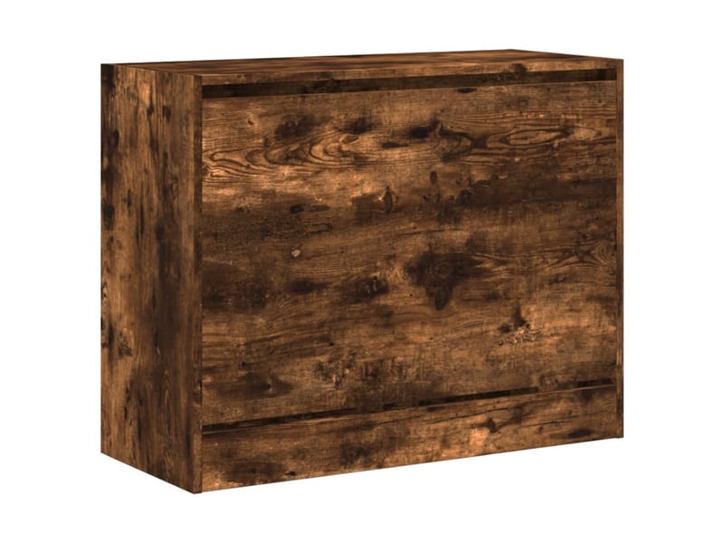  Meuble à chaussure | armoire à chaussures chêne fumé 80x34x63 cm bois d'ingénierie  - Conforama D