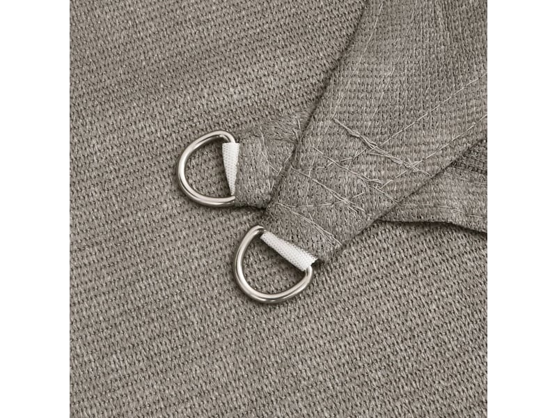  Voile d'ombrage - voile d'ombre - voile parasol 160 gm² rectangulaire gris clair 5x6 m pehd  - Conforama E