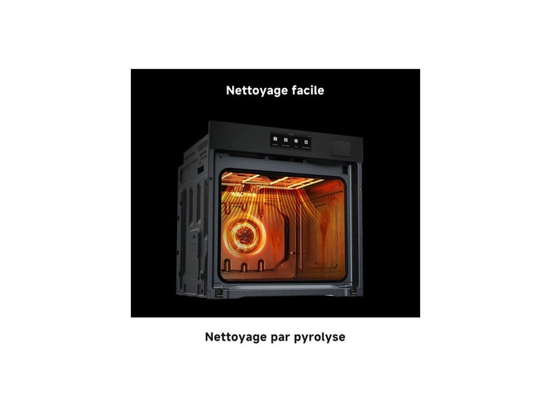  Four vapeur encastrable 81 l noir verre steam-boost et convection 3d DRE6978515252075 - Conforama A