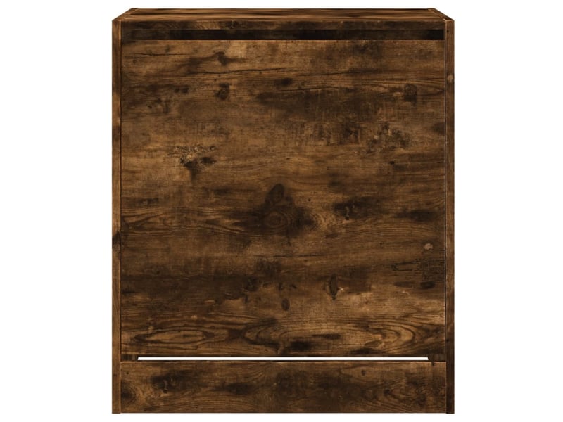  Meuble à chaussure | armoire à chaussures chêne fumé 60x42x69 cm bois d'ingénierie  - Conforama E
